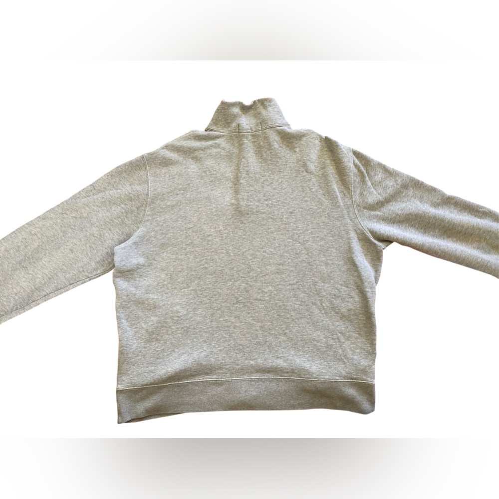 Polo Ralph Lauren Preowned Mens XL Quarter Zip Pullover Gray Sweater - Picture 6 of 9